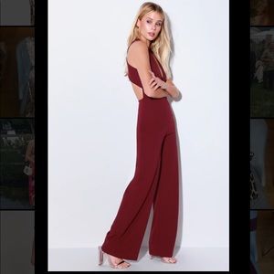 Lulu’s Thinking Out Loud Plum Jumpsuit